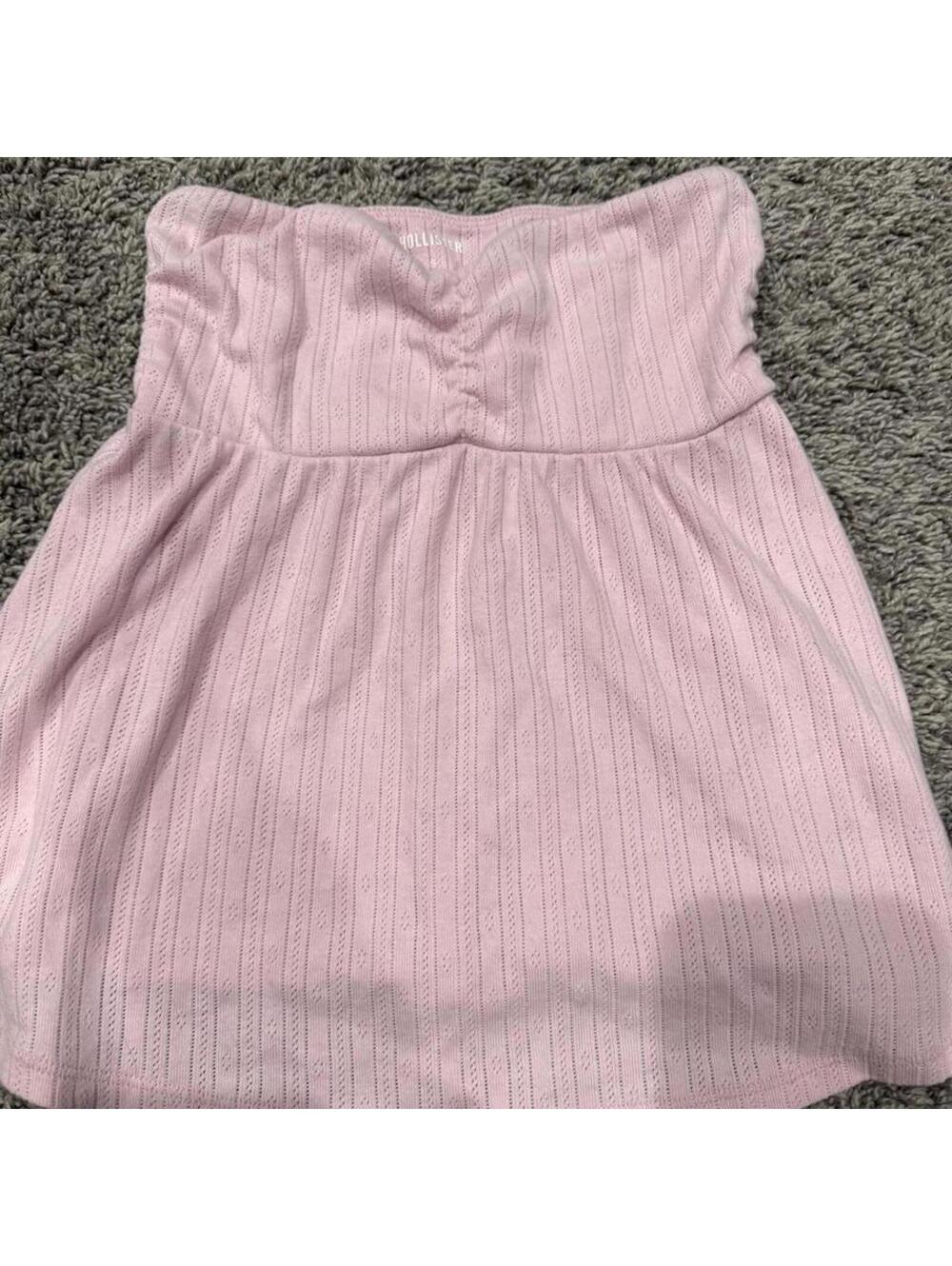 Hollister Pink Strapless Tube Top